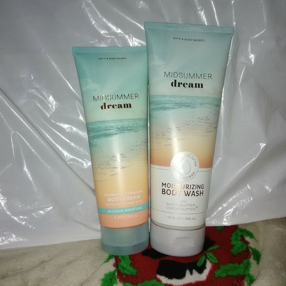 Bath and Body Works Midsummer Dream Set!